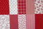Layer Cake  - Redwork - Twenty 10" Squares 100% Cotton Fabric Bundle