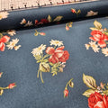 Maywood Studio - My Secret Garden 1972 Blue 100% Cotton Fabric - Crafts and Quilts