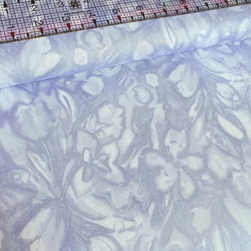 Maywood Studios - Love Flows Watercolour Floral 100% Cotton Fabric - Crafts and Quilts