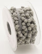 Mini Pom Pom Braid - Grey - 15mm x 3 Meters