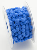 Mini Pom Pom Braid - Royal Blue - 15mm x 3 Meters