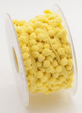 Mini Pom Pom Braid - Yellow - 15mm x 3 Meters