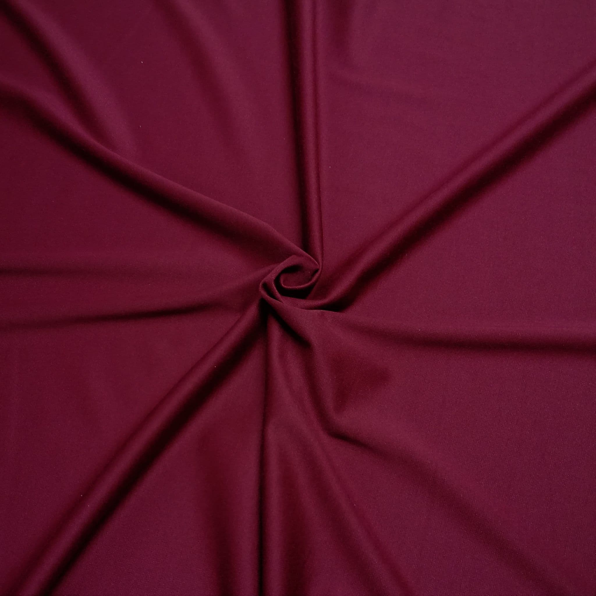 Ponte Roma - Burgundy 60% Wide Jersey Fabric