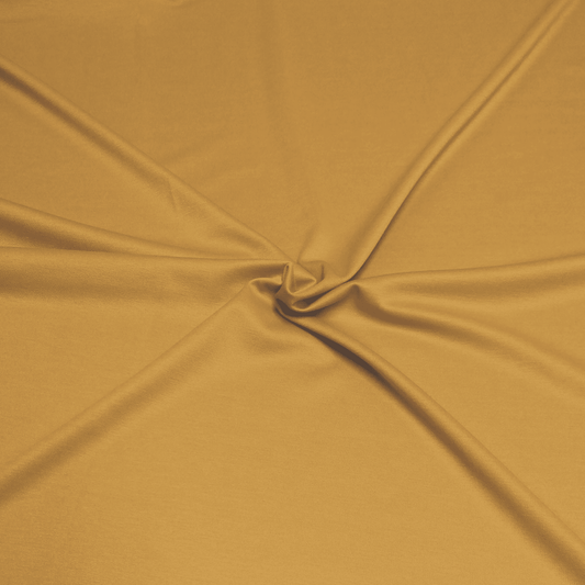 Ponte Roma - Mustard 60% Wide Jersey Fabric