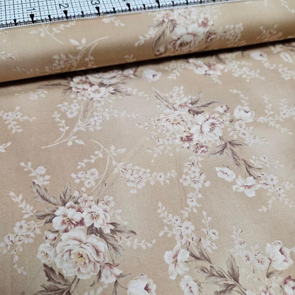 Quilt Gate - Gentle Flowers Bouquet GF5960-13 100% Cotton Fabric