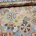 Quilt Gate - Hyakka Ryoran Japanese Metallic Medallions HR3120-11 100% Cotton Fabric