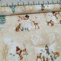 Quilting Treasures - Snowman and Friends 100% Cotton Fabric - Crafts and Quilts