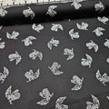 RJR Fabrics - Bare Essentials Chickens Black 100% Cotton Fabric - Crafts and Quilts