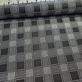 RJR Fabrics - Red by Alex Anderson Plaid Black 100% Cotton Fabric - Crafts and Quilts