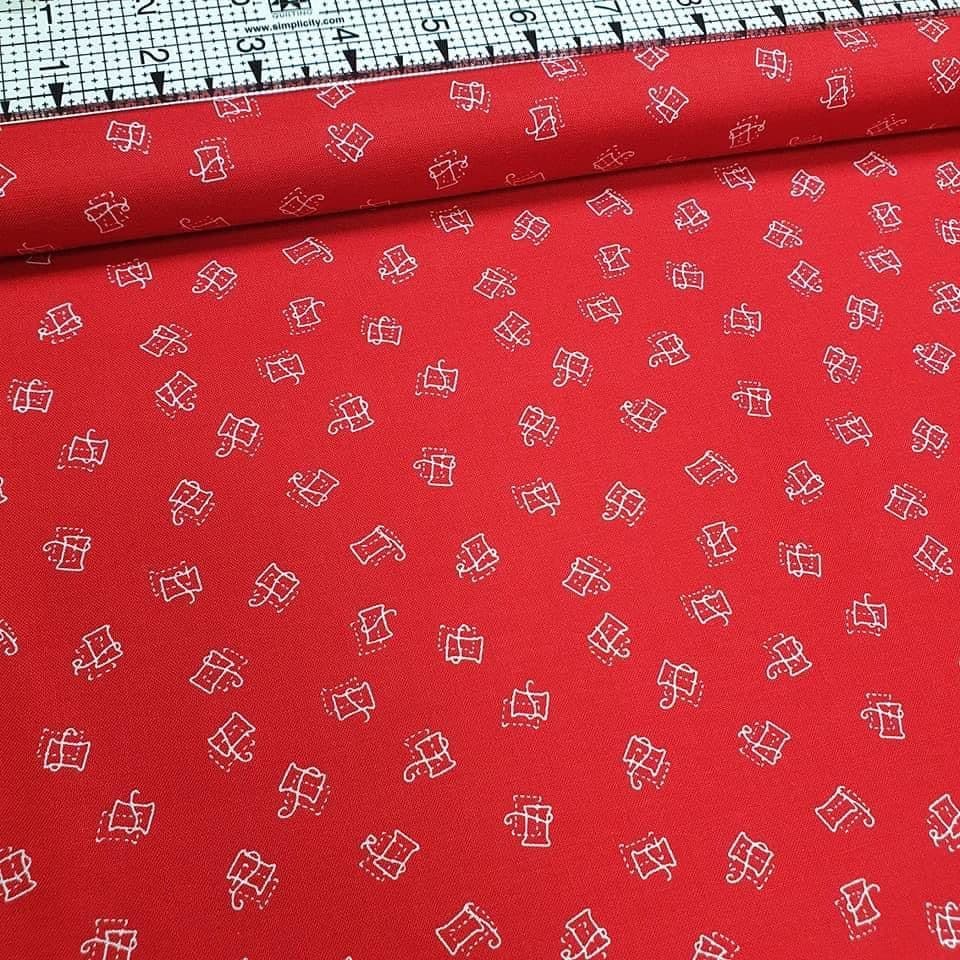 RJR Fabrics - Red by Alex Anderson Thread Red 100% Cotton Fabric - Crafts and Quilts
