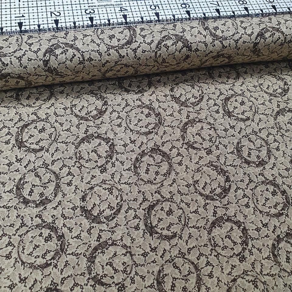 RJR Fabrics - Sand and Stone by Thimbleberries Brown Tonal 100% Cotton Fabric - Crafts and Quilts