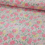 Free Spirit - Snapshot by Verna Mosquera Rosebuds Slipper PWVM 116 100% Cotton Fabric - Crafts and Quilts