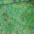Indonesian Bali Batik - Hibiscus Seafoam 100% Cotton Fabric - Crafts and Quilts