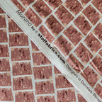 Stof - Murano Pink Square 100% Cotton Fabric - Crafts and Quilts