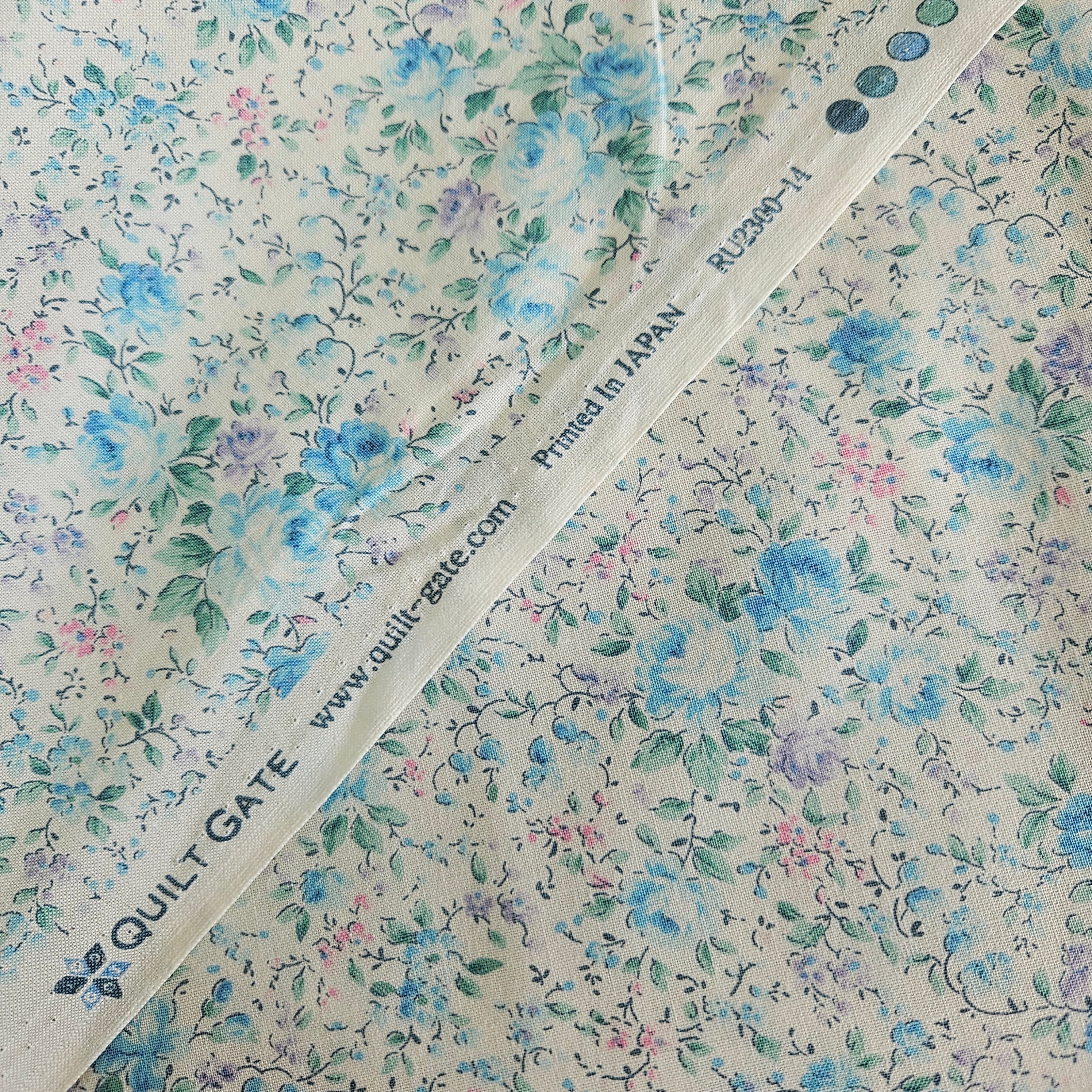 Quilt Gate - Quilt Gate Blue RU2300-14 100% Cotton Fabric - Crafts and Quilts