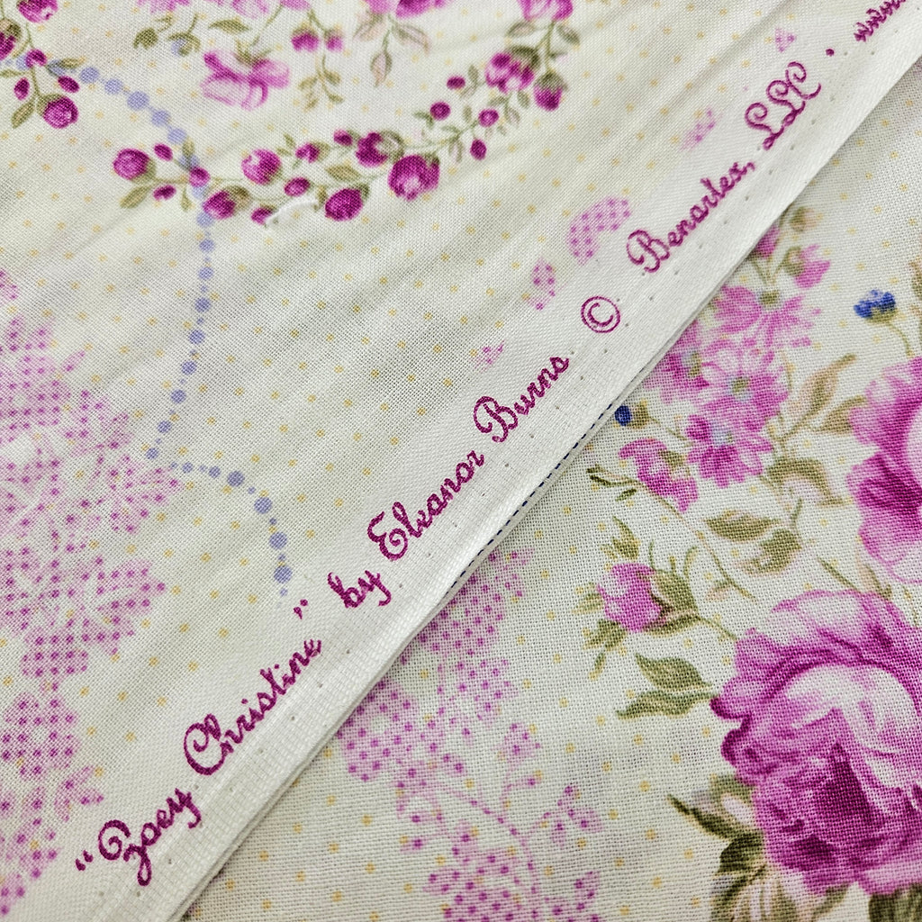 Benartex -Zoey Christine Pink 100% Cotton Fabric - Crafts and Quilts