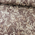 Quilt Gate - Gentle Flowers Brown GF5960-15 100% Cotton Fabric - Crafts and Quilts