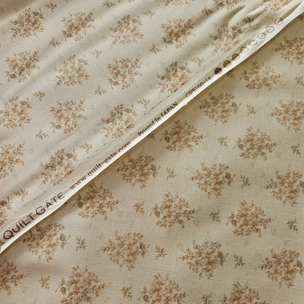 Quilt Gate - Gentle Flowers Bouquet GF5100-14 100% Cotton Fabric - Crafts and Quilts