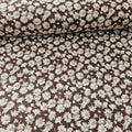 Quilt Gate - Gentle Flowers Brown GF5970-15 100% Cotton Fabric - Crafts and Quilts