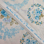 Benartex -Zoey Christine Blue 100% Cotton Fabric - Crafts and Quilts