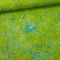 Indonesian Bali Batik - Melati Green 100% Cotton Fabric - Crafts and Quilts