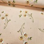 Maywood Studios - Chrysanthemum Apricot Flowers 100% Cotton Fabric - Crafts and Quilts