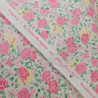 Free Spirit - Snapshot by Verna Mosquera Rosebuds Pearl PWVM 116 100% Cotton Fabric - Crafts and Quilts