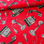 Henry Glass - Maquerade Red 100% Cotton Fabric - Crafts and Quilts
