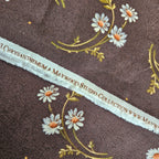Maywood Studios - Chrysanthemum Brown A Flowers 100% Cotton Fabric - Crafts and Quilts