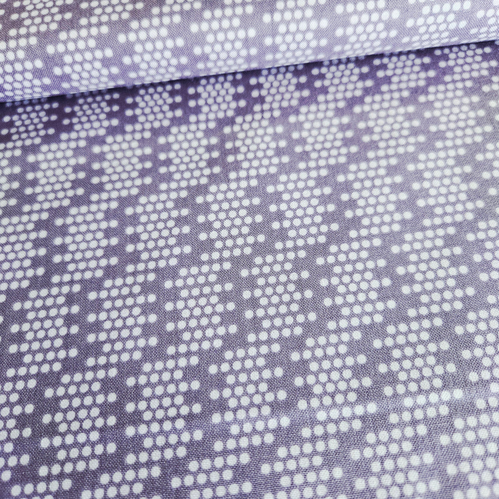 Henry Glass - Sew it! Quilt it! Love it! Dash Purple 100% Cotton Fabric