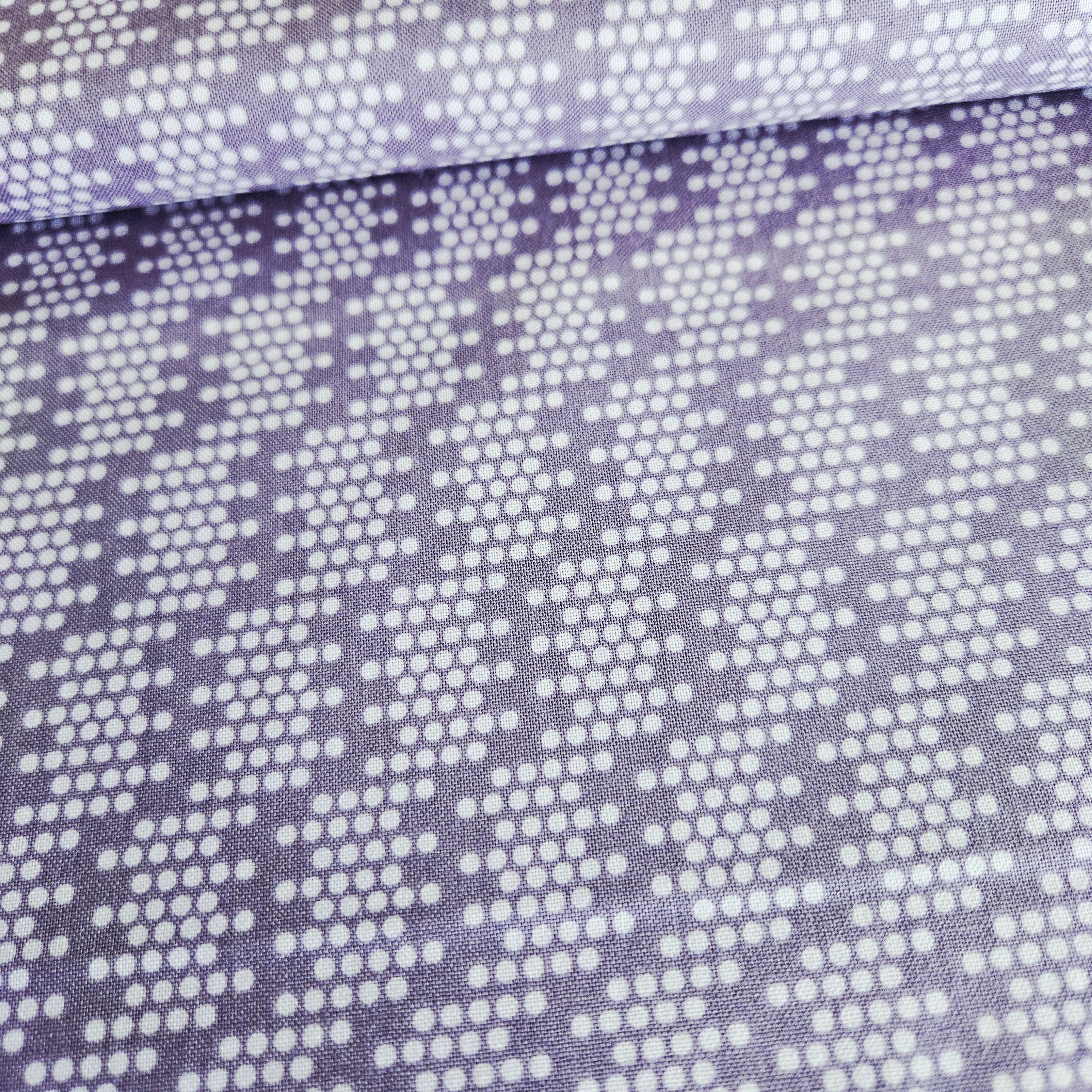 Henry Glass - Sew it! Quilt it! Love it! Dash Purple 100% Cotton Fabric