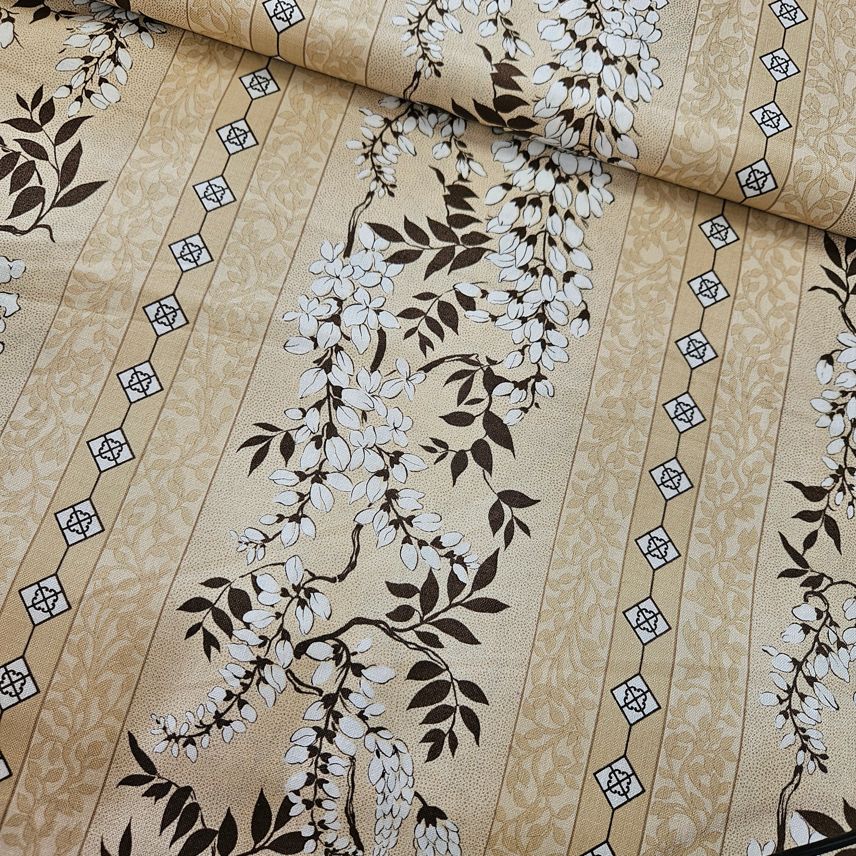 Northcott - Whispering Wisteria 100% Cotton Fabric - Crafts and Quilts