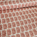 Stof - Murano Pink Square 100% Cotton Fabric - Crafts and Quilts