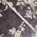 Quilt Gate - Gentle Flowers Brown GF5930-11 100% Cotton Fabric - Crafts and Quilts