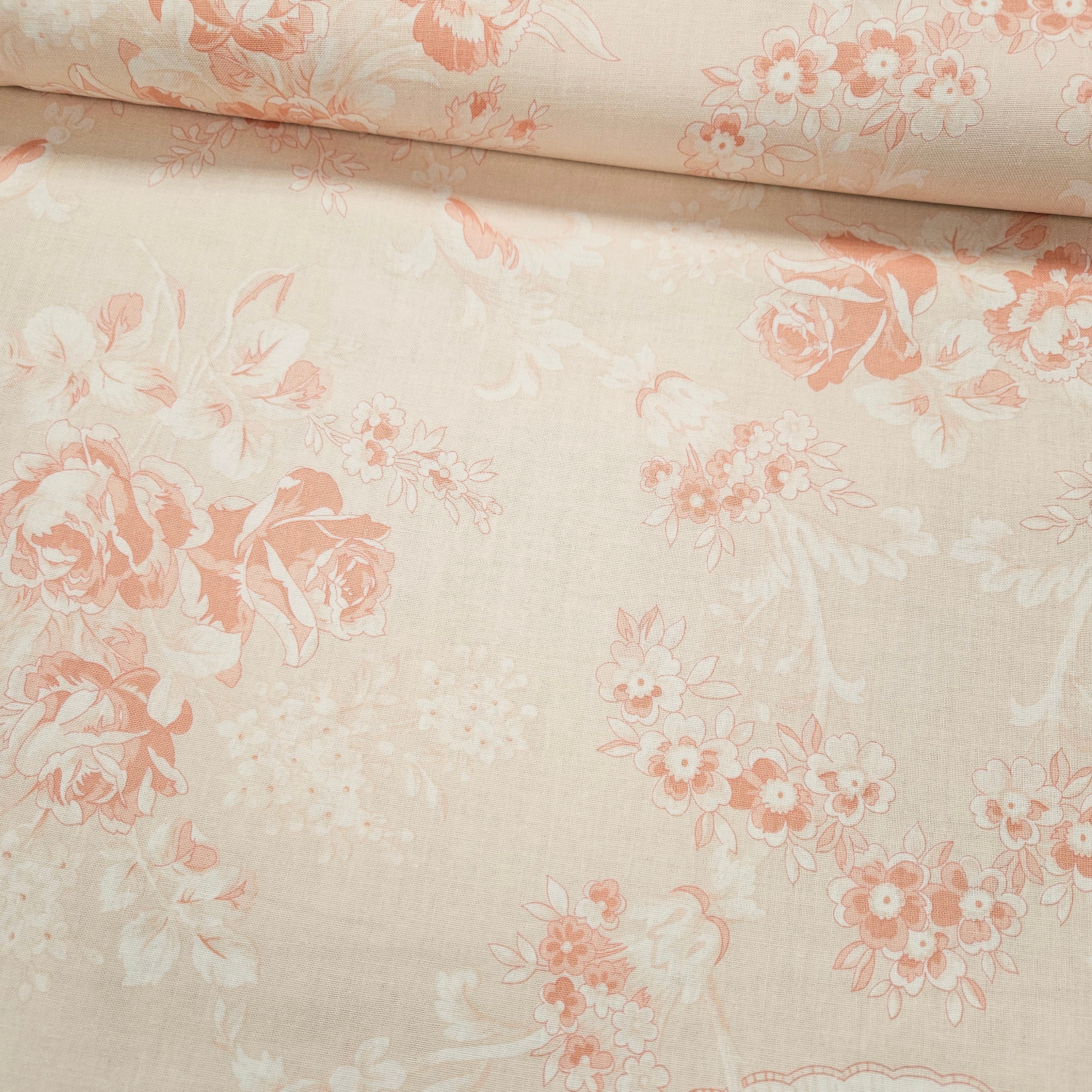 RJR - Avoncliff by Robyn Pandolph Peach Tonal 100% Cotton Fabric - Crafts and Quilts