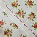 Henry Glass - Tranquil Garden Sm Bouquet Pink 100% Cotton Fabric - Crafts and Quilts