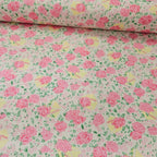 Free Spirit - Snapshot by Verna Mosquera Rosebuds Pearl PWVM 116 100% Cotton Fabric - Crafts and Quilts