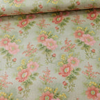 Henry Glass - Gentle Garden Blushed Rose 100% Cotton Fabric - Crafts and Quilts