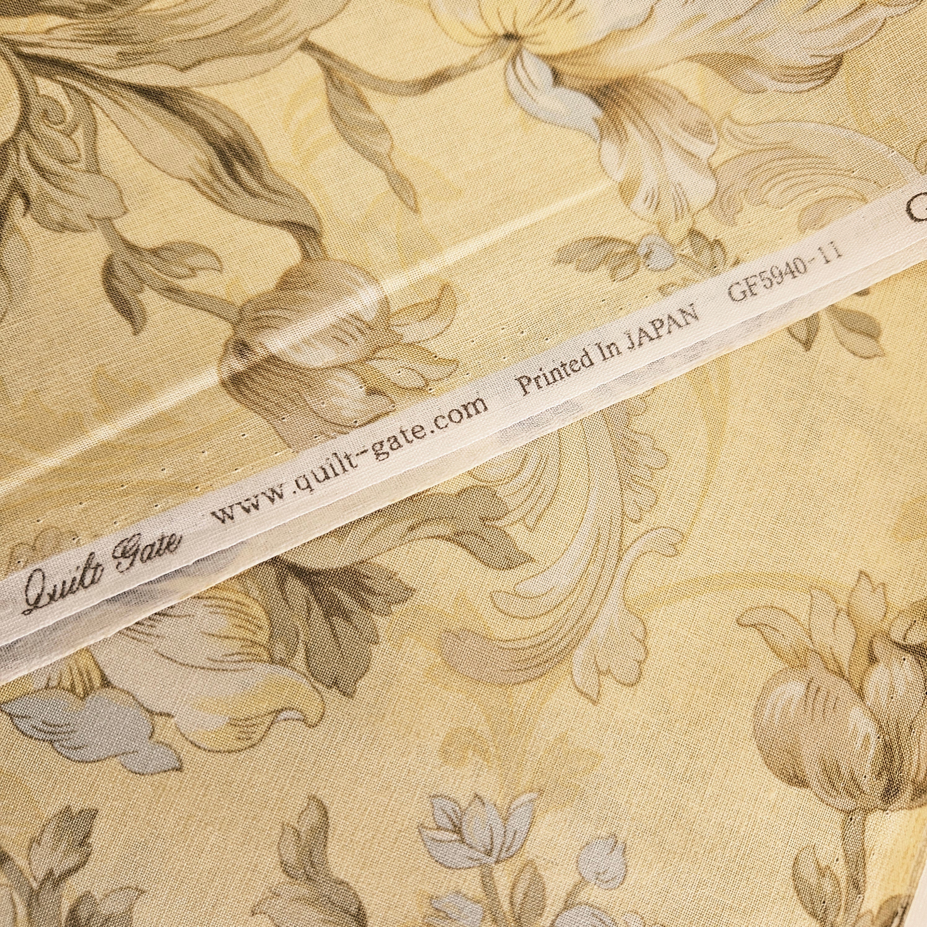 Quilt Gate - Gentle Flowers Ornate GF5940-11 100% Cotton Fabric