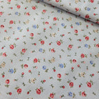 Stof - Vigga Rose Blue 100% Cotton Fabric - Crafts and Quilts