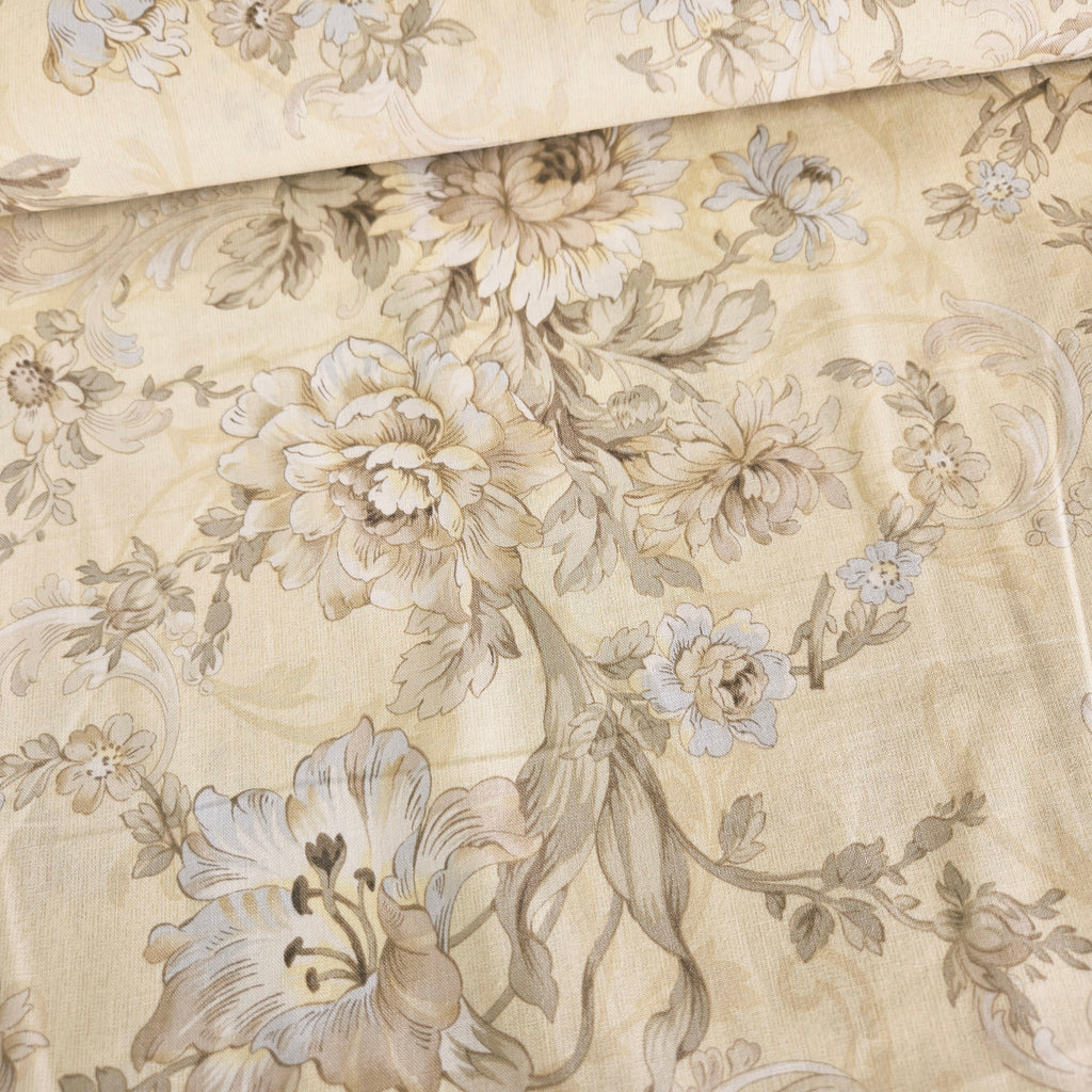 Quilt Gate - Gentle Flowers Ornate GF5940-11 100% Cotton Fabric - Crafts and Quilts