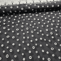 Robert Kaufman - Indigo by Heidi Dobrott Black and White Dot 15046 100% Cotton Fabric - Crafts and Quilts