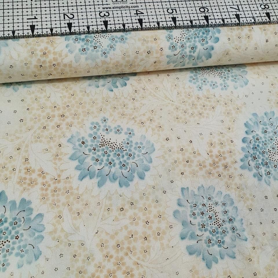 Robert Kaufman - Regency Square Garden 12083-238 100% Cotton Fabric - Crafts and Quilts