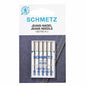 Schmetz Machine Needles - Jeans Denim 130/705 H-J 5 Pack