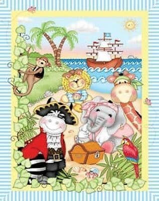 Springs - Bazoople Pirates Quilt Fabric Panel