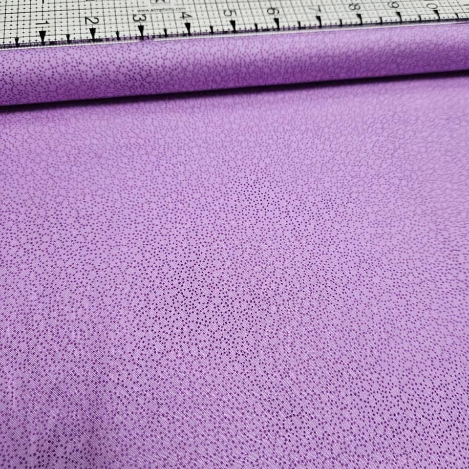 Stof - Basic Twist Lilac Dots 100% Cotton Fabric