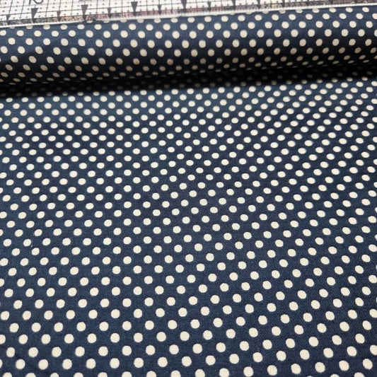 Stof - Country Style Blue Spot 100% Cotton Fabric