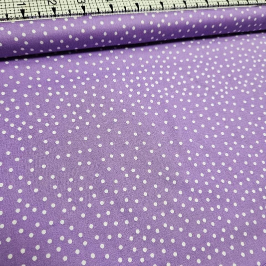 Stof - Dot Mania Purple Spot 100% Cotton Fabric