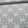 Stof - Drys Flower Spot Grey 100% Cotton Fabric
