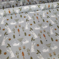 Stof - Hush-a-Bye Woods Grey 100% Cotton Fabric - Crafts and Quilts